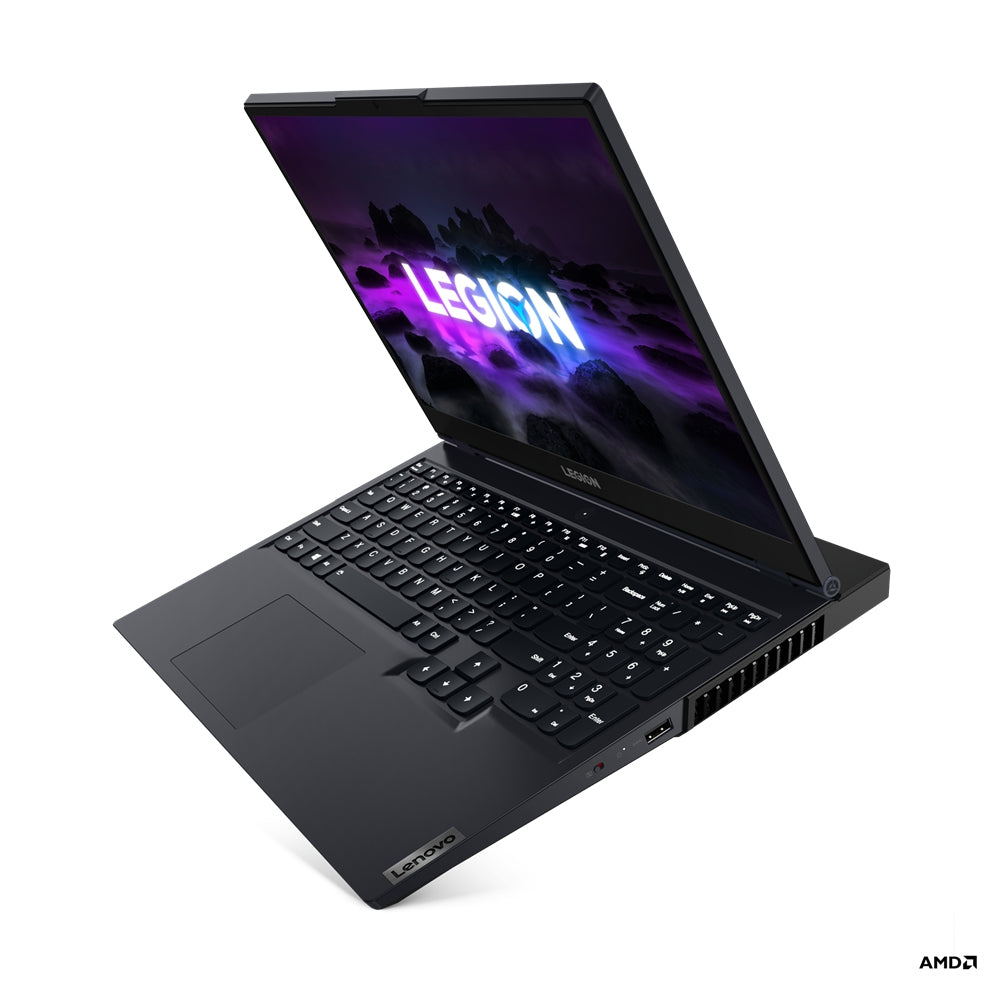 Lenovo Legion 5 15Ach6H/Ryzen 5 5600H 3.3 Ghz/16Gb(8Gb+8Gb Ddr4-3200)/ 512Gb Ssd/ Rtx 3060 6Gb/15.6 Fhd/Wifi/Bt/Color Phantom Blue Arriba,Shadow Black Abajo/Win 10 Home/1 Año En Centro De Servicio