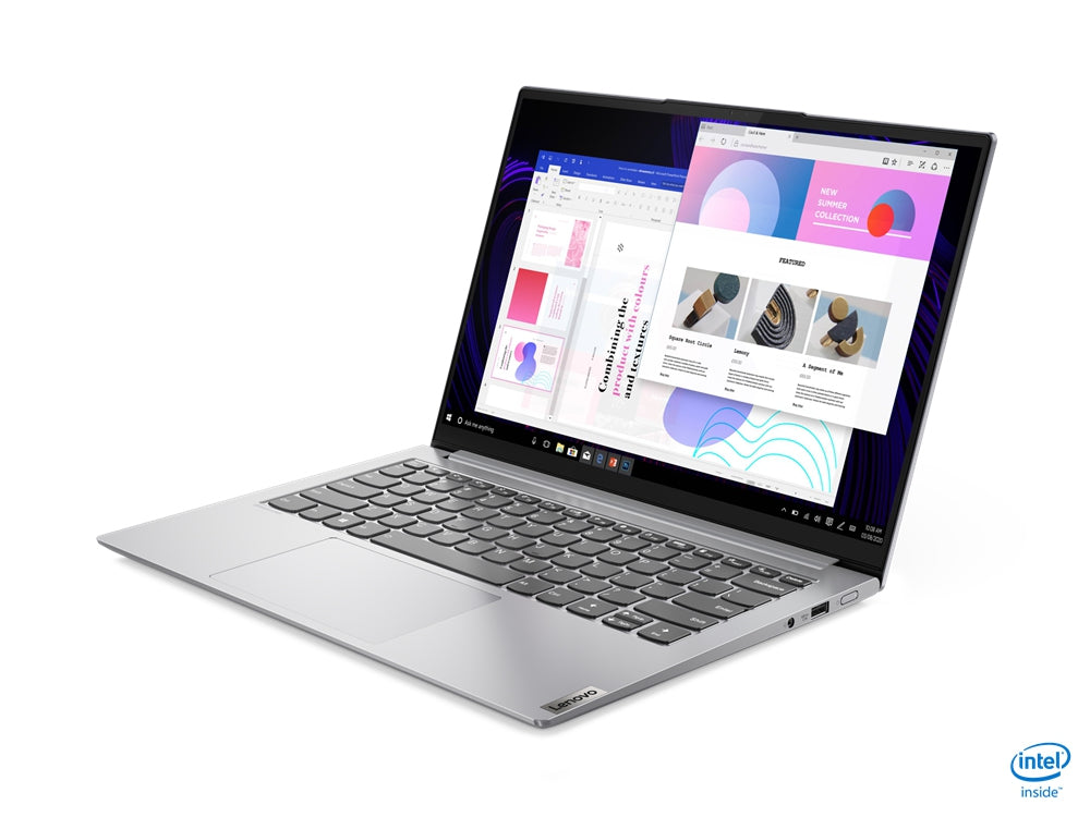 Lenovo Idea Yoga Slim 7 Pro 14Ihu5/ Core I5-11300H 3.1Ghz/16Gb Soldado Lpddr4X-4266 Max 16Gb/512Gb Ssd/14 2.8K/Teclado Retroiluminado/Color Plata Clara/Win 11 Home/1 Año En Centro De Servicio