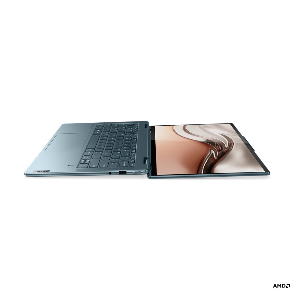 Lenovo Idea Yoga 7 14Arb7/ Amd Ryzen 7 6800U 2.7 Ghz/16 Gb Soldado Lpddr5-6400 Max 16Gb/512Gb Ssd/14 2.2K /Touch/Giro 360°/Teclado Retroiluminado/Color Azul Piedra/Win 11 Home/1 Año En Centro De Serv