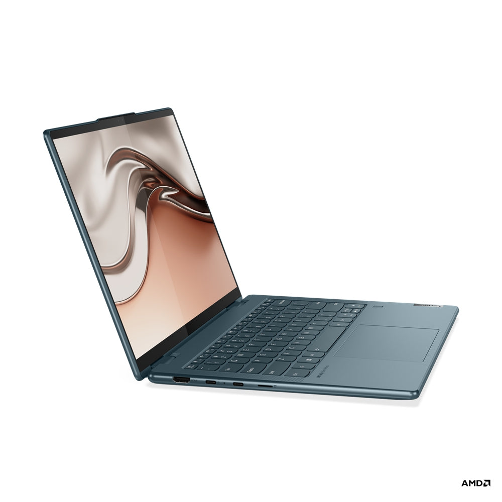 Lenovo Idea Yoga 7 14Arb7/ Amd Ryzen 7 6800U 2.7 Ghz/16 Gb Soldado Lpddr5-6400 Max 16Gb/512Gb Ssd/14 2.2K /Touch/Giro 360°/Teclado Retroiluminado/Color Azul Piedra/Win 11 Home/1 Año En Centro De Serv