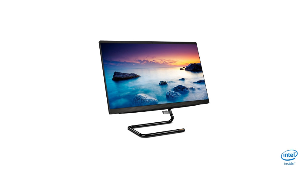 Lenovo Idea Aio/A340-24Igm/Celeron J4025 2.0 Ghz/4Gb Ddr4-2666/1Tb Hd/23.8 Fhd/Wifi/Bt/Color Negocios Negro/Win 10 Home/1 Año En Centro De Servicio