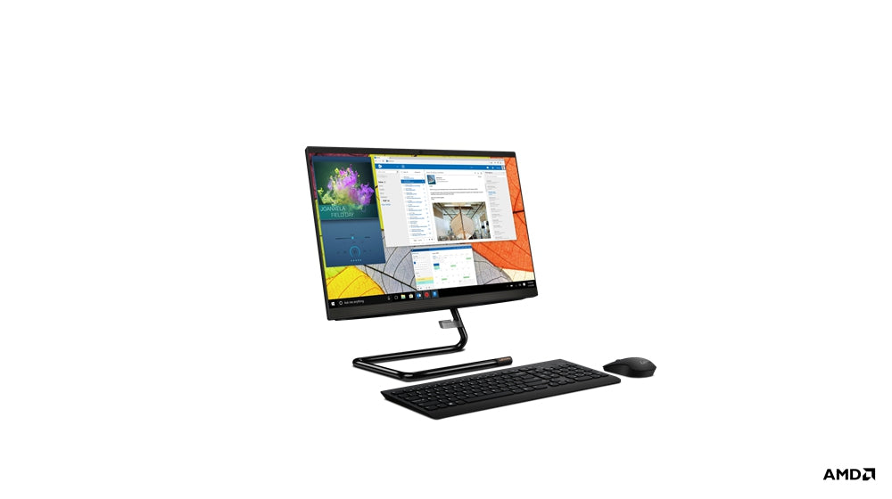 Lenovo Idea Aio 3 22Ada05/ Ryzen 3 3250U 3.5Ghz/8Gb Ddr4 2400/128Gb Ssd+1Tb Hdd/21.5Fhd/Wifi/Bt/Color Negro Negocios/Win 10 Home/1 Año En Centro De Servicio