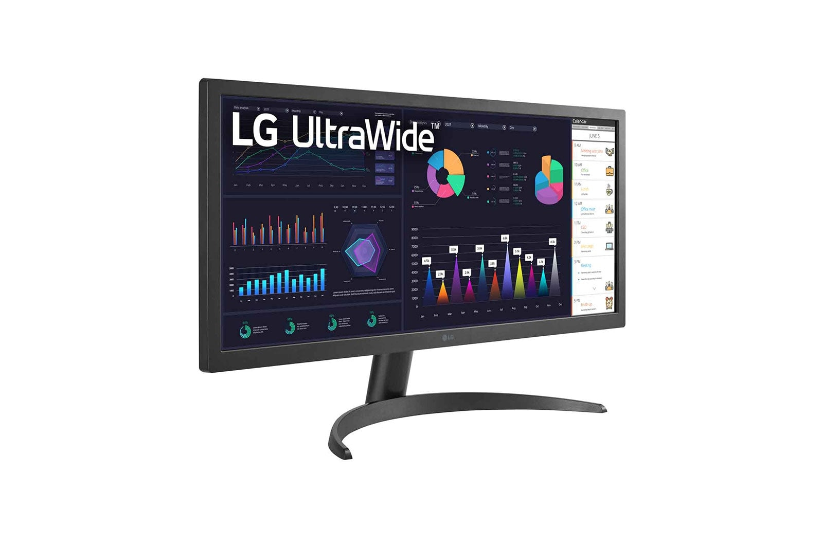 Monitor Led Lg 26Wq500 Ultrawide Fhd Hdr10 Ips De Pulgadas Con Amd Freesync™