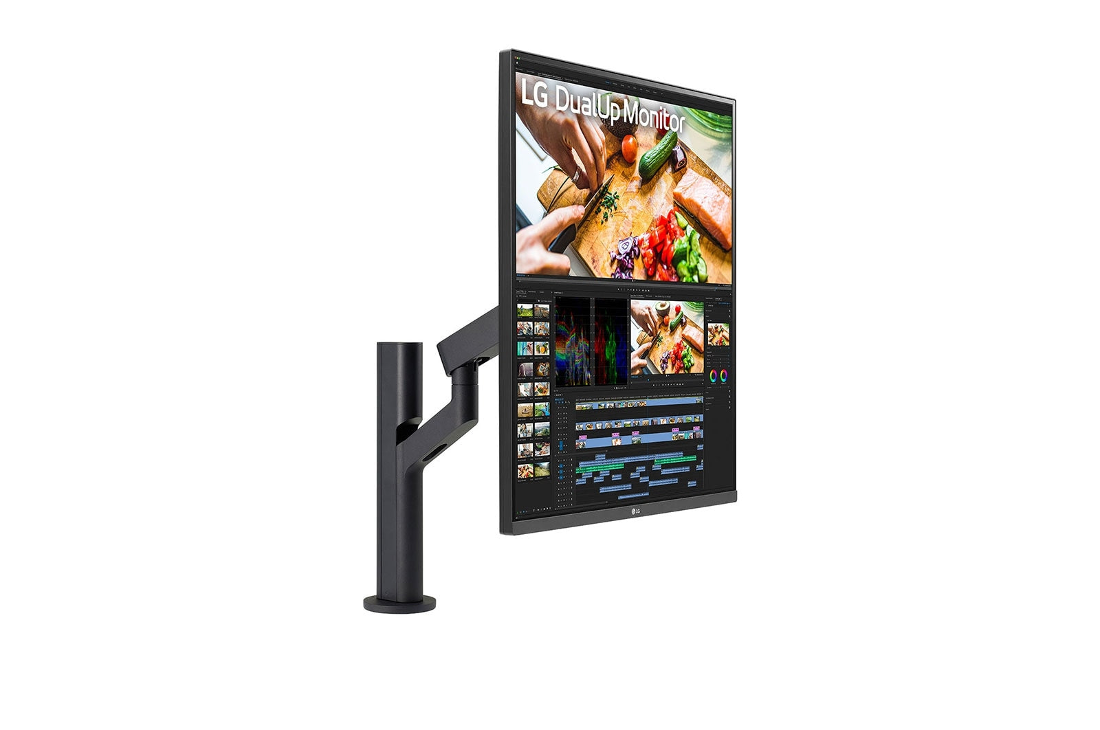 Monitor Dualup Ergo Led Lg 28Mq780-B 28 2560X2880 Aspecto16:18 75Hz, Tr 5Ms, Panel Nanoips, Hdmi(2) Dport(1) Aux(1) Usb-C(1) Modo(2Pbp) Con Kvm Integrado Hdr10 Calibracion De Color,Soporte Ergonomico