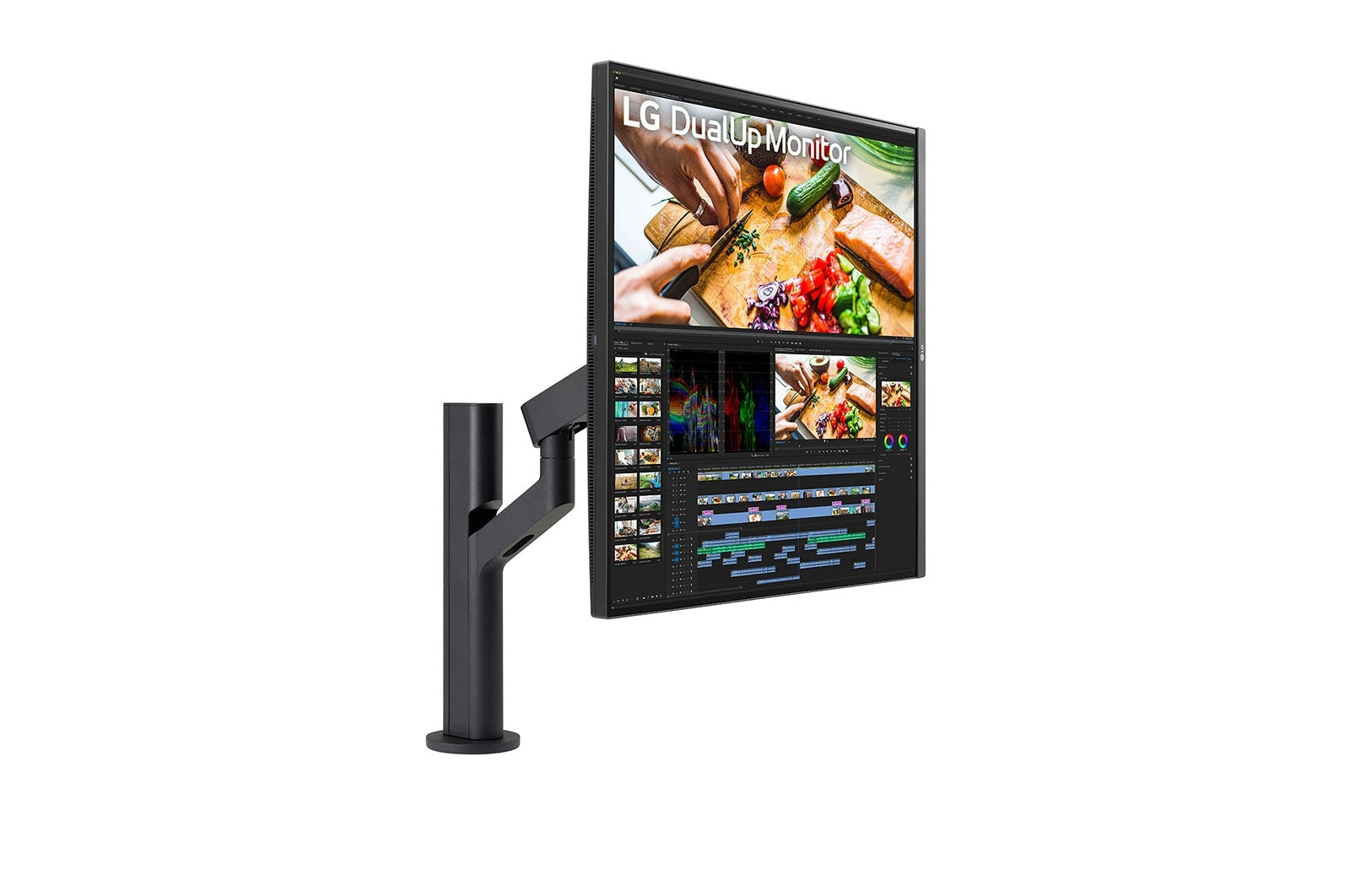 Monitor Dualup Ergo Led Lg 28Mq780-B 28 2560X2880 Aspecto16:18 75Hz, Tr 5Ms, Panel Nanoips, Hdmi(2) Dport(1) Aux(1) Usb-C(1) Modo(2Pbp) Con Kvm Integrado Hdr10 Calibracion De Color,Soporte Ergonomico