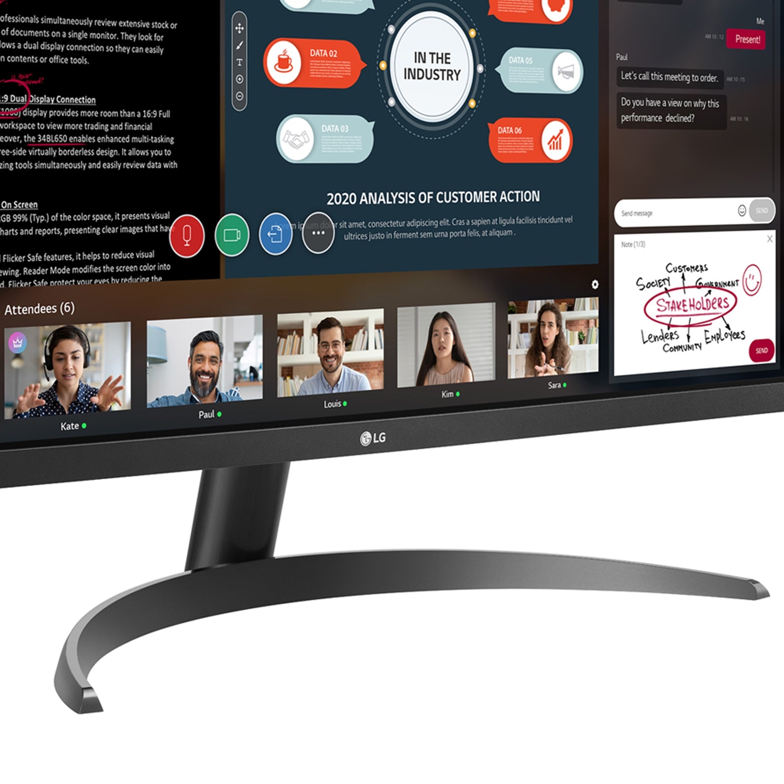 Monitor Lg 29Wp500-B Ultrawide 29" Ips Full Hd 5Ms Hdmi 75Hz