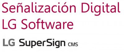 Señalizacion Digital Software Supersign Cm Lg Lwsmb Cms