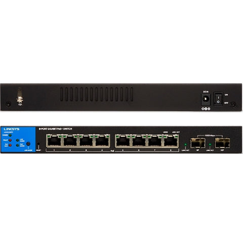 Switch Linksys Lgs310C Administrable 8 Puertos + 2 Sfp