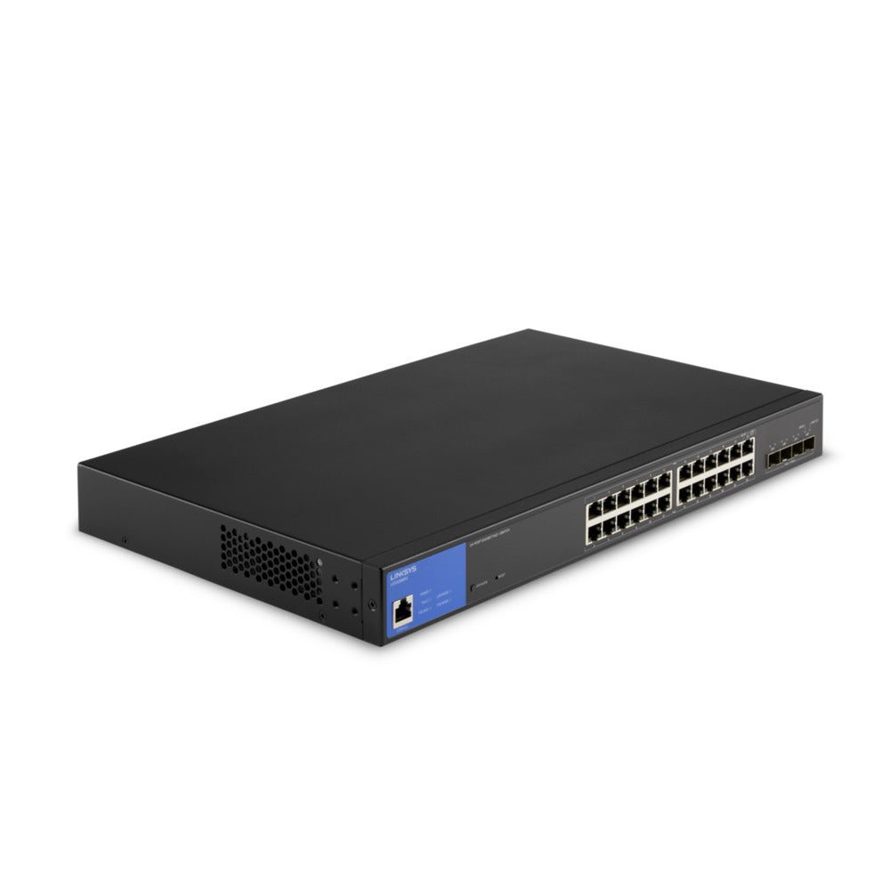 Switch Linksys Lgs328Mpc Poe Administrable 24 Puertos + Sfp+