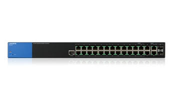 Switch Linksys Metalico/Rack/Capa 2/3/28 Ptos Poe Gigabit/ Sfp/Lgs528P