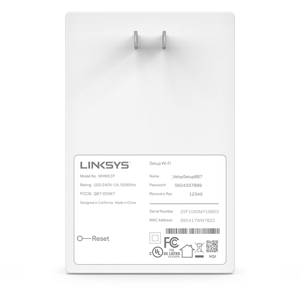 Extensor Linksys Whw0101P 24 Ghz 3 Blanco