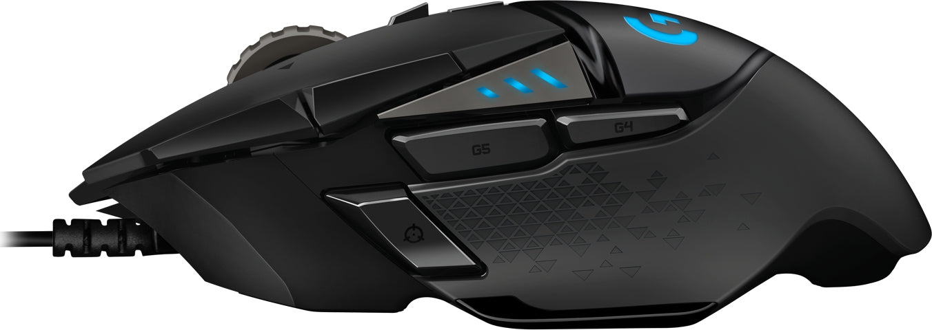 Mouse Alámbrico Logitech G502 Hero Negro 11 Óptico 16000 Dpi