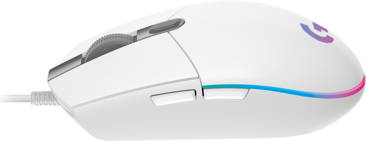 Mouse Logitech G203 Usb Juego 200-8.000 Dpi Color Blanco