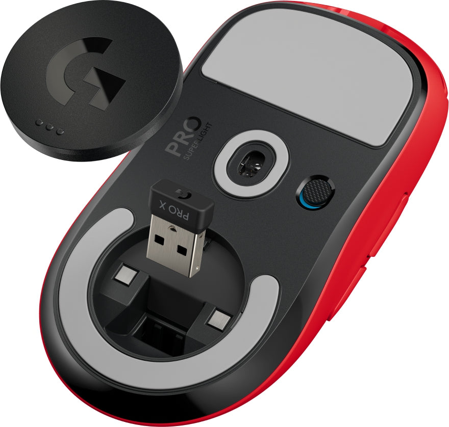 Mouse Logitech Pro X Superlight Lightspeed Hero 25K Red (910-006783)