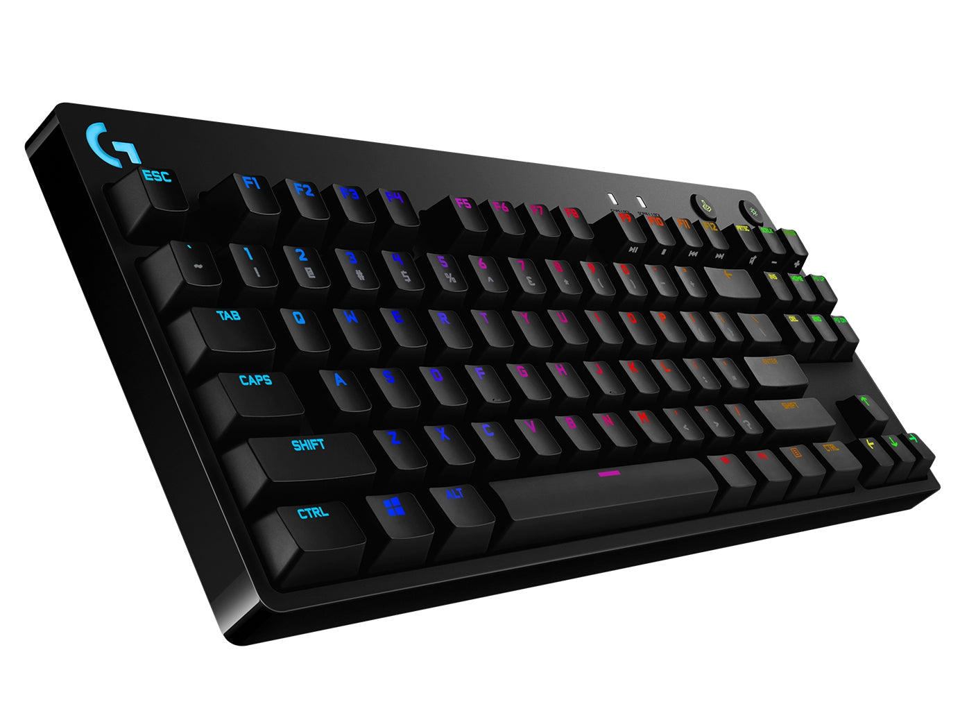 Teclado Mecánico Gaming Logitech Pro Usb Estándar Inglés Negro Rgb