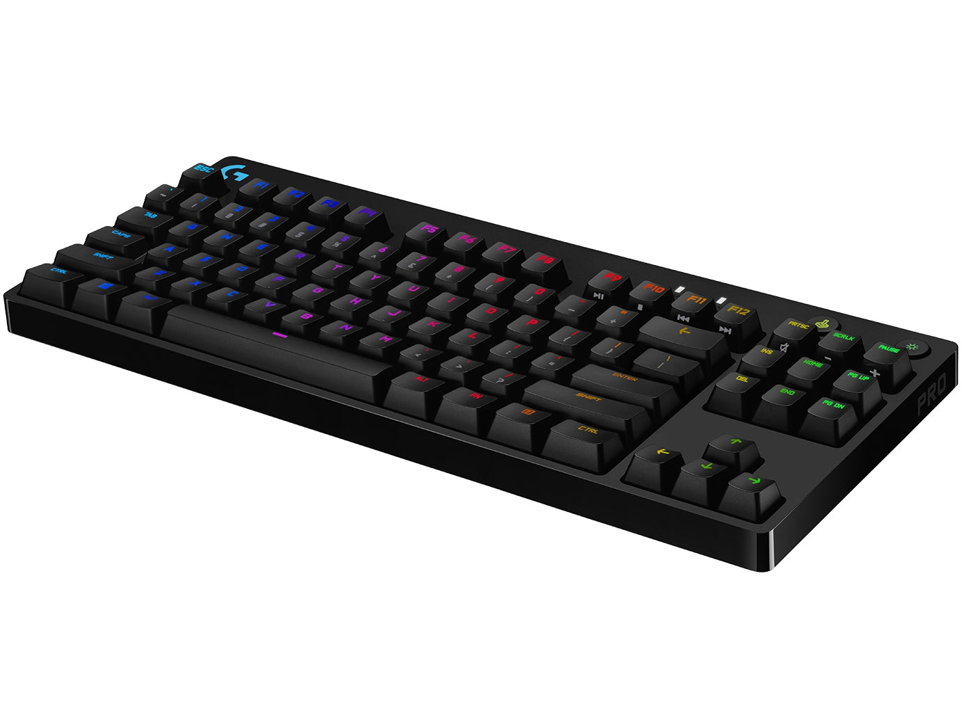 Teclado Mecánico Gaming Logitech Pro Usb Estándar Inglés Negro Rgb