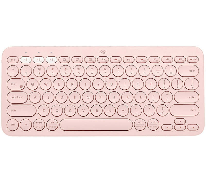 Teclado Multi-Device Bluetooth Logitech K380 Inalámbrico Rosa