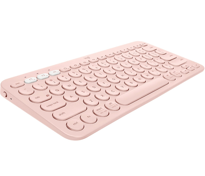 Teclado Multi-Device Bluetooth Logitech K380 Inalámbrico Rosa