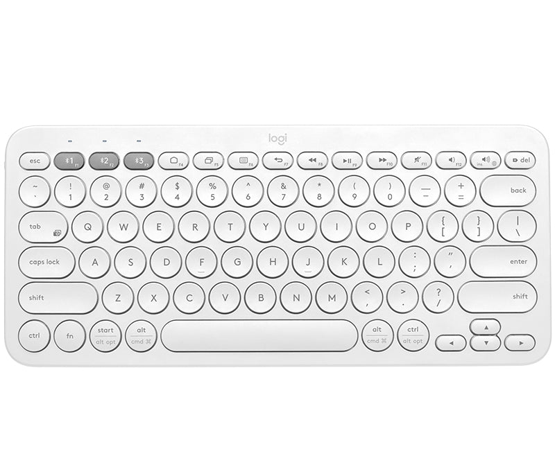 Teclado Multi-Device Bluetooth Logitech K380 Inalámbrico Blanco