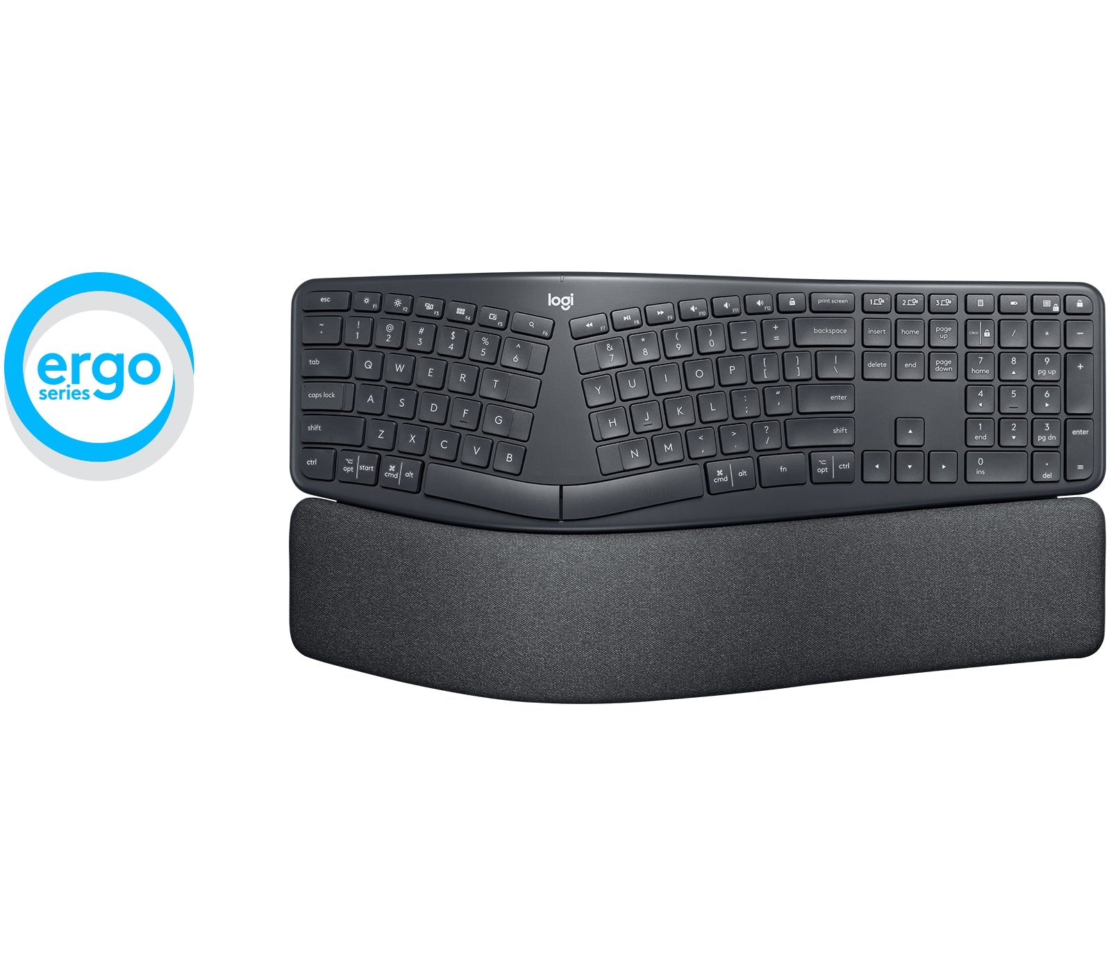 Teclado Logitech Ergo K860 Bluetooth Negro Inalámbrico