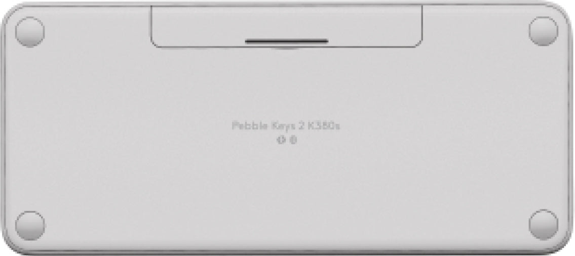 Teclado Logitech Pebble Keys 2 K380S Bt Multidisp. White (920-011784)
