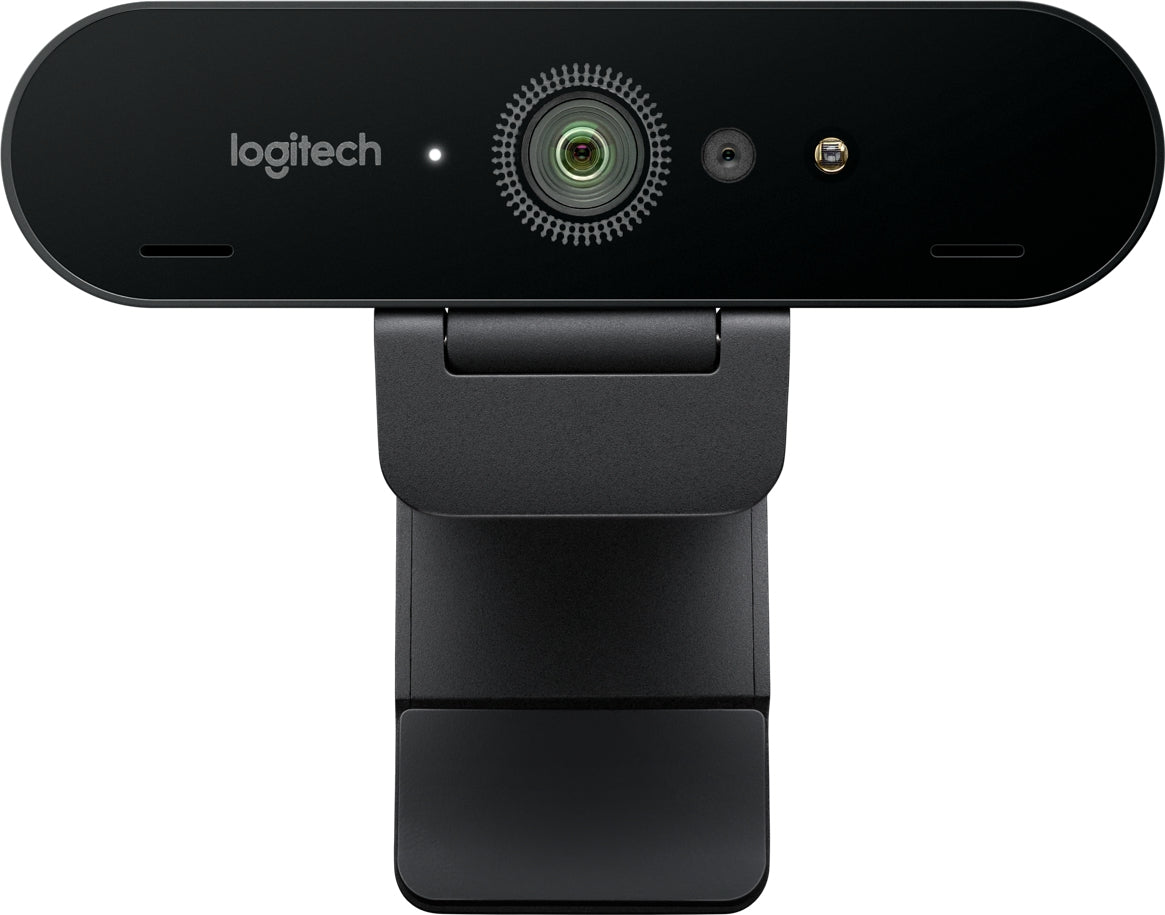 Logitech Brio, Webcam Premium Resolucion 4K Con Hdr, Campo Visual 90°, Usb