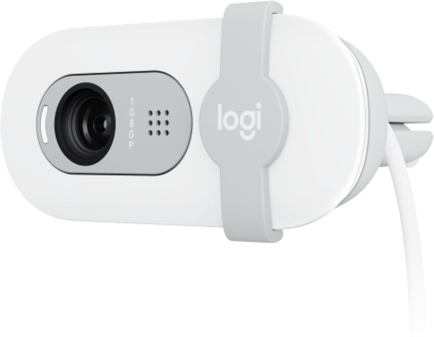 Camara Web Logitech Brio 100 Full Hd 1080P Usb-A Offwhite (960-001615)