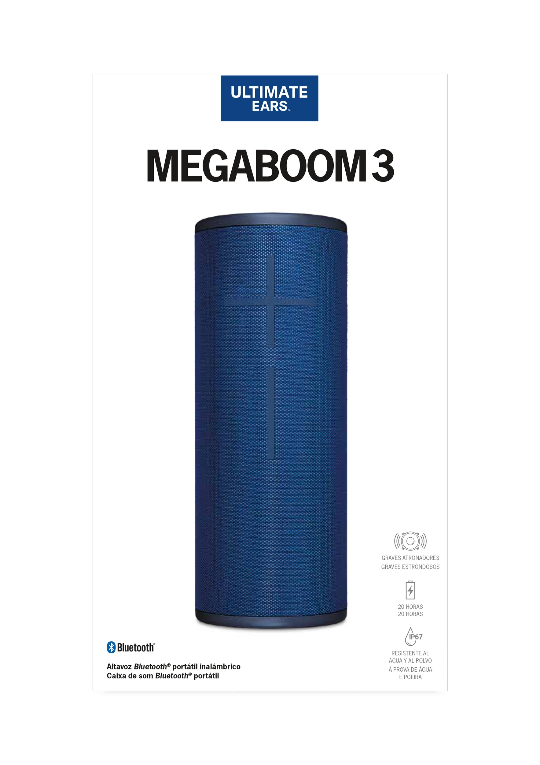 Bocina Logitech Megaboom 3 984-001398