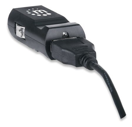 Cargador Usb Para Auto Cel/Tablet Manhattan 101714