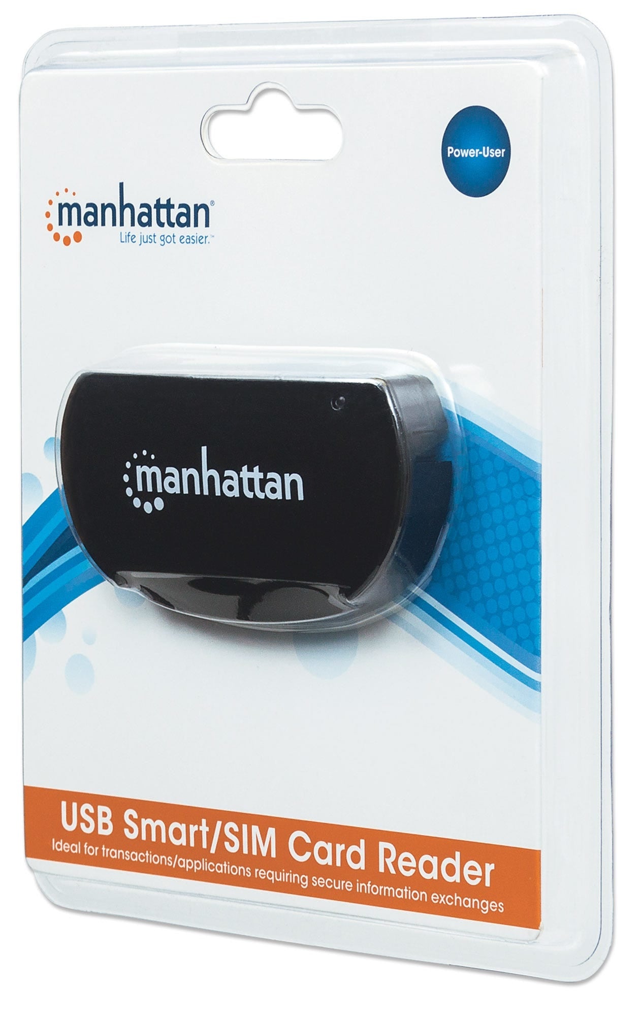 Lector De Tarjetas Inteligentes Manhattan +Sim (C/Chip) Usb 2.0 102032