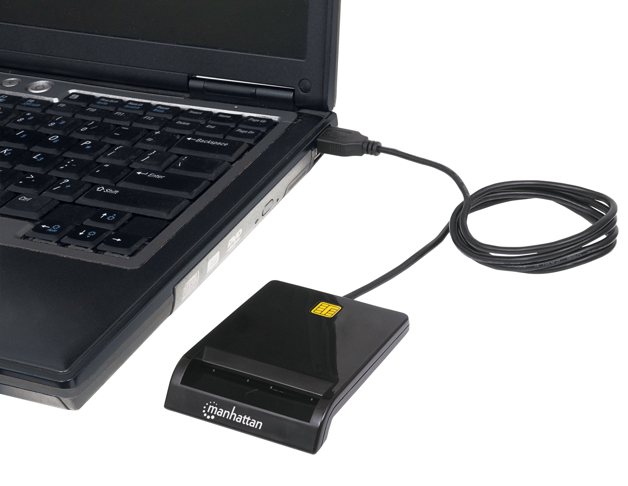 Lector De Tarjetas Inteligentes Contacto Externo Usb Manhattan 102049