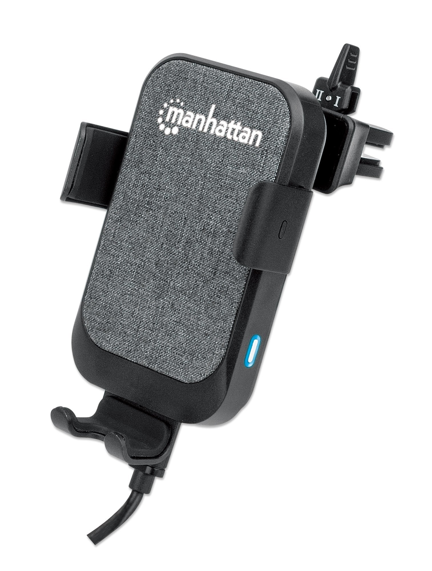 Cargador Manhattan Inalambrico Rapido Celular Auto 10W/102216 Qi