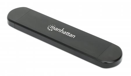 Gabinete Usb A Sdd Manhattan 130639 M.2 Nvme Y Sata Conector Usb-C Usb-A Integrado Para Una Conexión De Host Versátil.