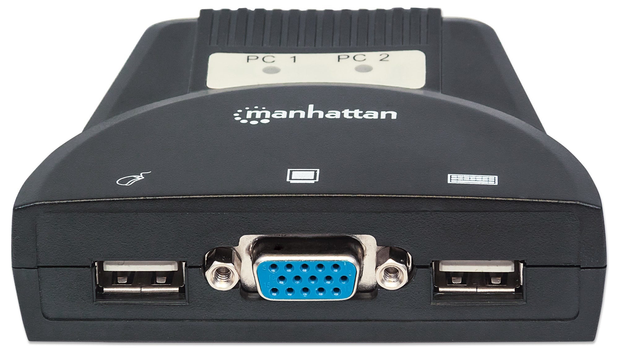 Cable Kvm Manhattan 151245 Mini Switch De Puertos Usb Con Soporte Audio