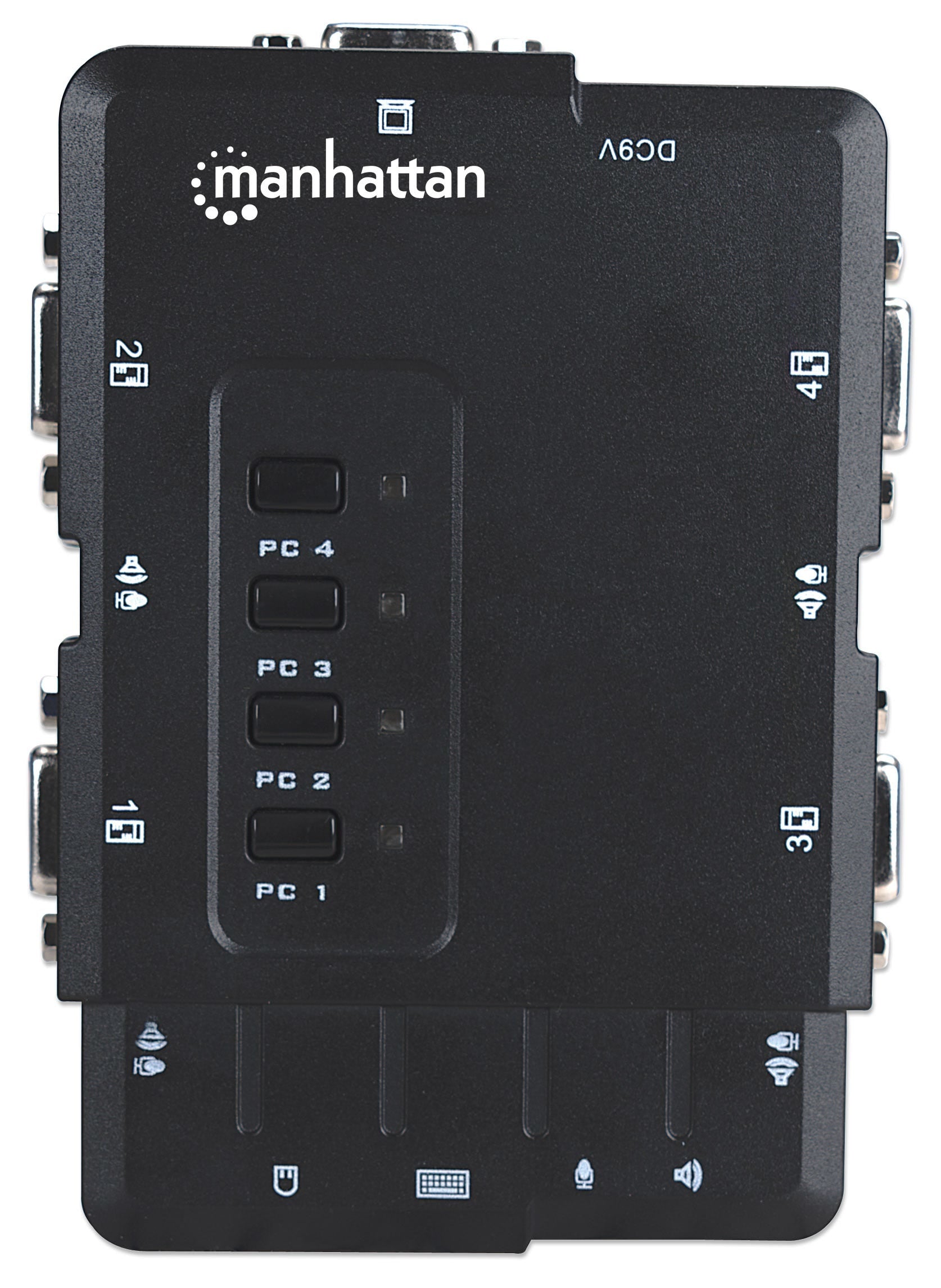 Switch Manhattan 151269 Kvm 18 Negro