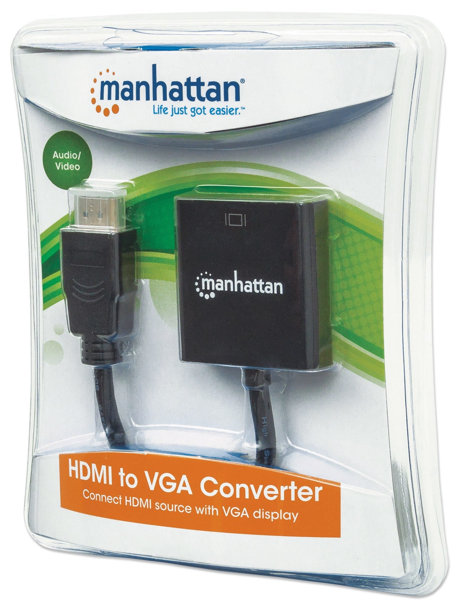 Convertidor Manhattan Video Hdmi A Svga, Negro 151436