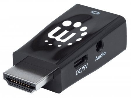 Convertidor Video Manhattan Hdmi A Svga+Audio Micro 151542