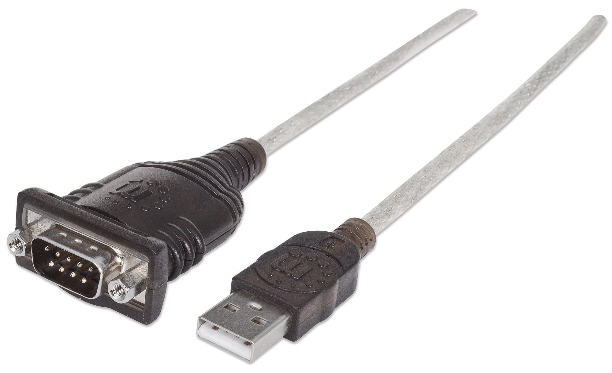 Convertidor Manhattan Usb A Serial Db9M 1.8 Mts 115 Kbps 151849