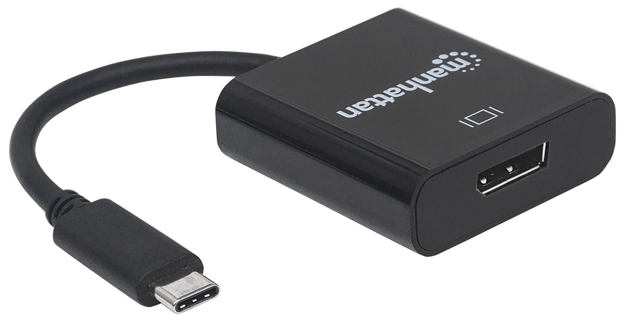 Convertidor Manhattan Usb Tipo C Macho A Displayport Hembra Color Negro