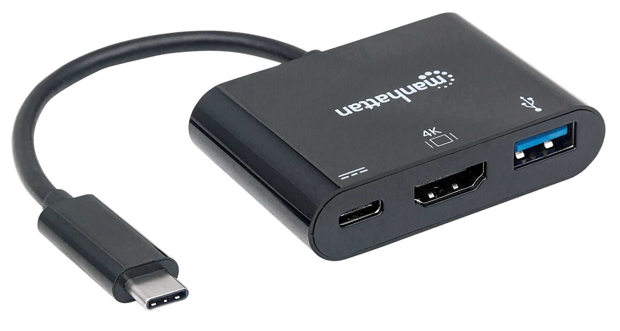 Convertidor Usb A Hdmi Manhattan 152037 Docking Station Tipo-C Superspeed 3.1 Macho Tipo-A Y Hembras