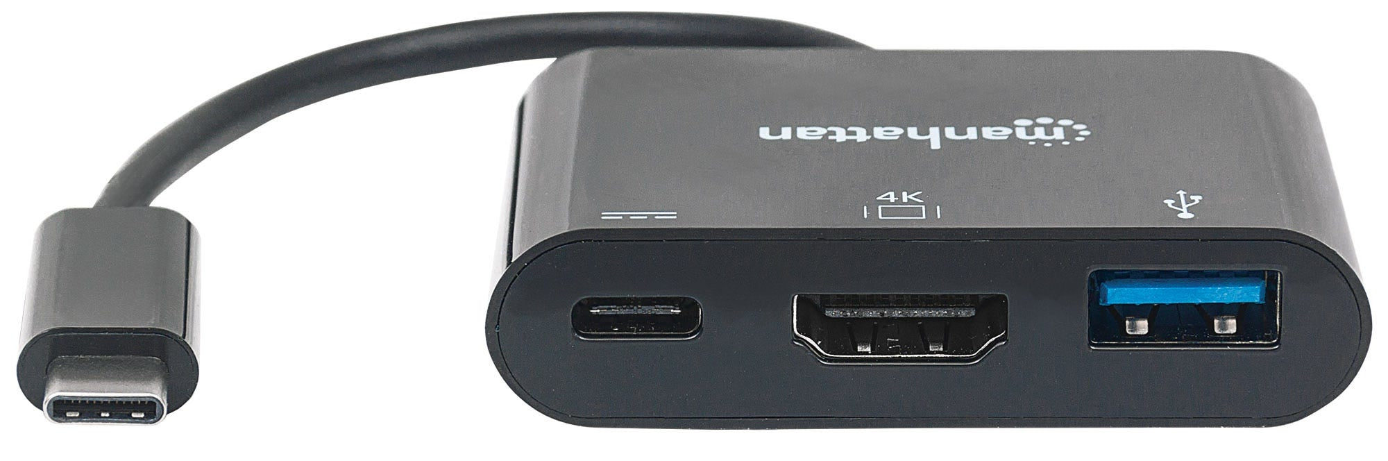 Convertidor Usb A Hdmi Manhattan 152037 Docking Station Tipo-C Superspeed 3.1 Macho Tipo-A Y Hembras