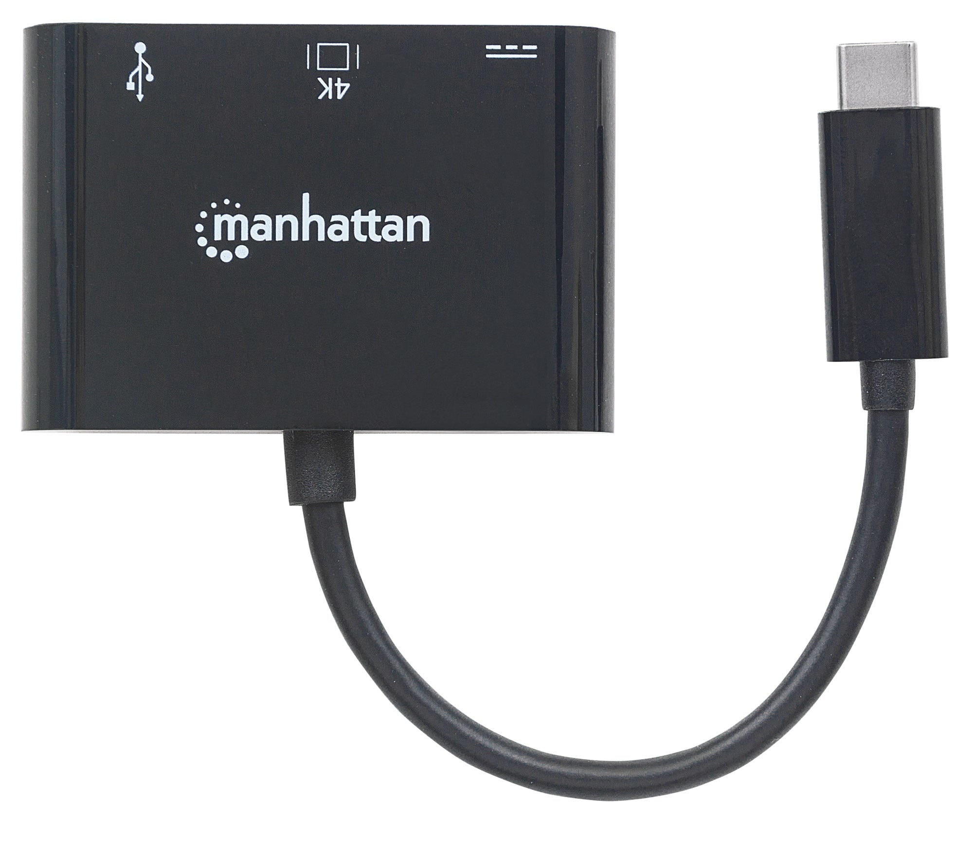 Convertidor Usb A Hdmi Manhattan 152037 Docking Station Tipo-C Superspeed 3.1 Macho Tipo-A Y Hembras