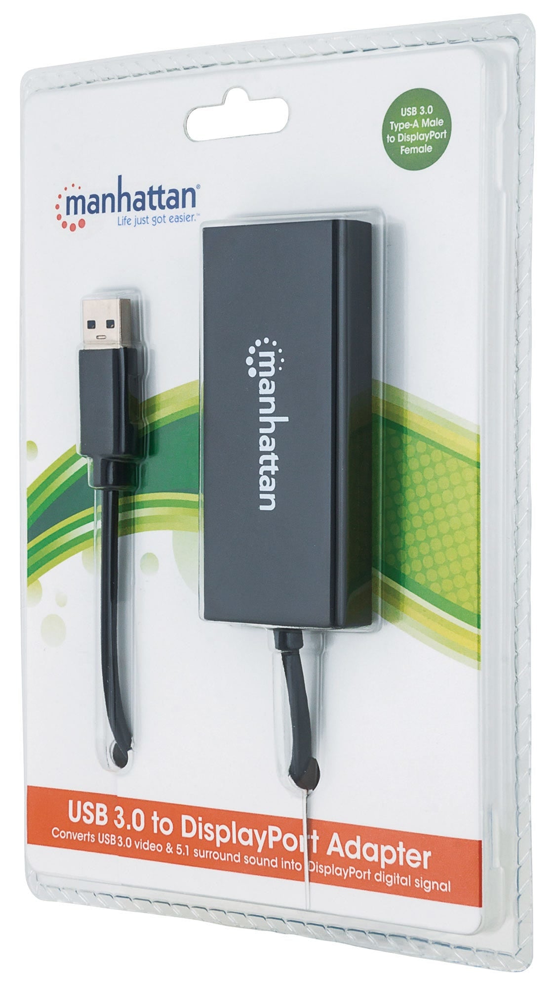 Convertidor Manhattan Usb 3.0 A Displayport Hembra 152327