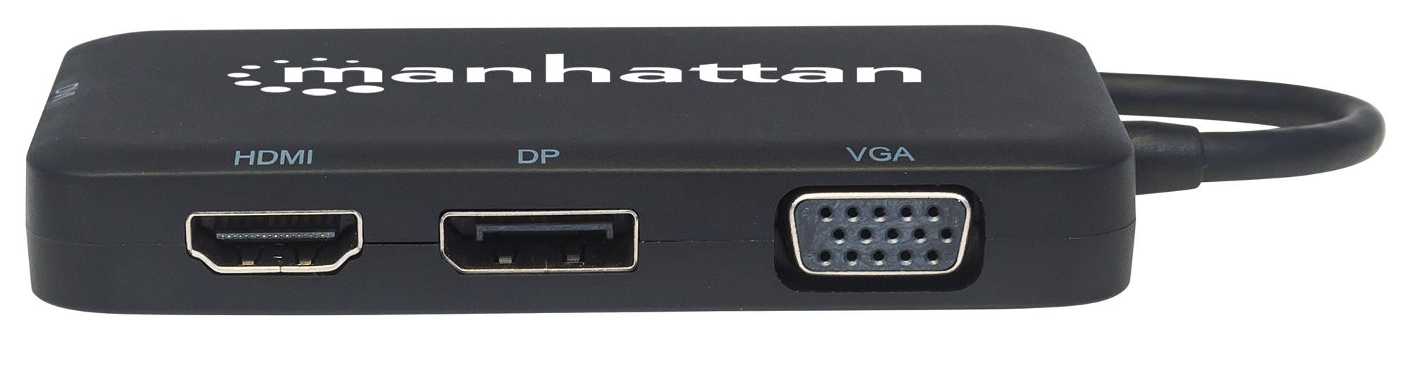 Convertidor Usb Manhattan Tipo C-Hdmi/Dp/Svga/Dvi H 152600