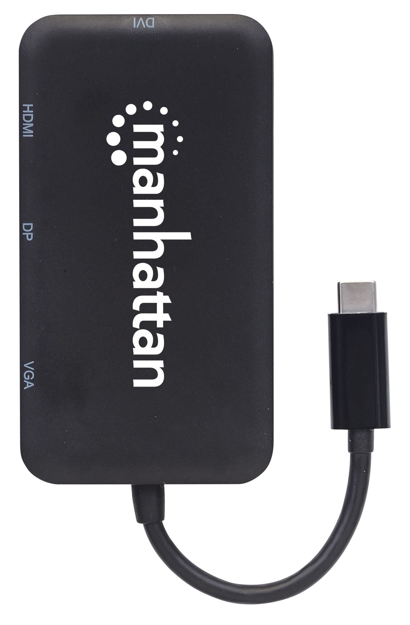 Convertidor Usb Manhattan Tipo C-Hdmi/Dp/Svga/Dvi H 152600