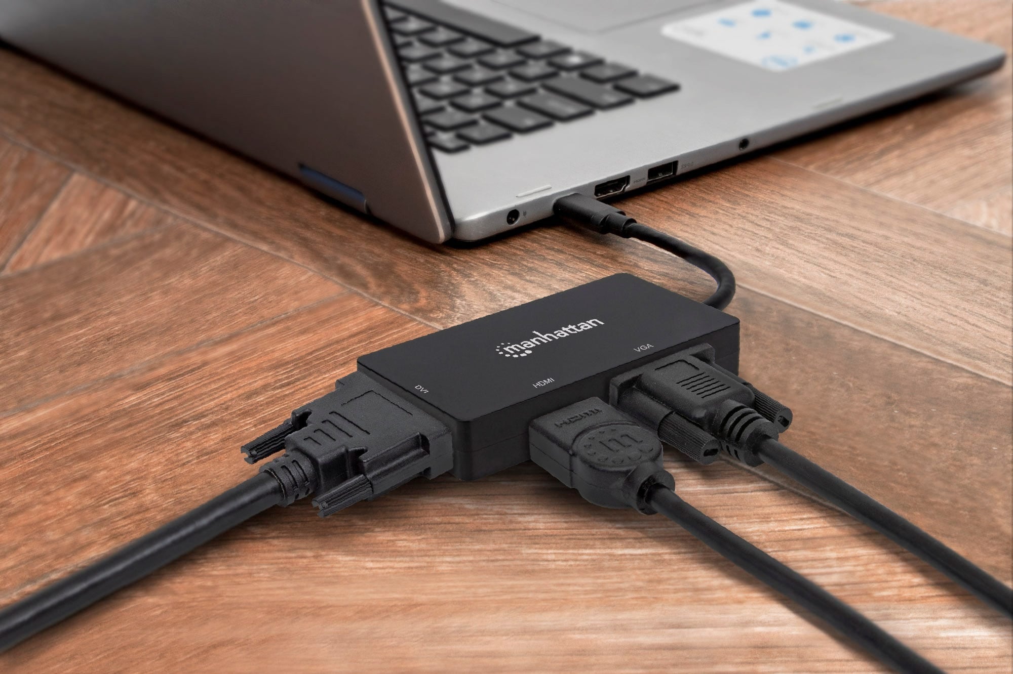 Convertidor Usb C Manhattan A Hdmi 4K/Svga/Dvi 152983