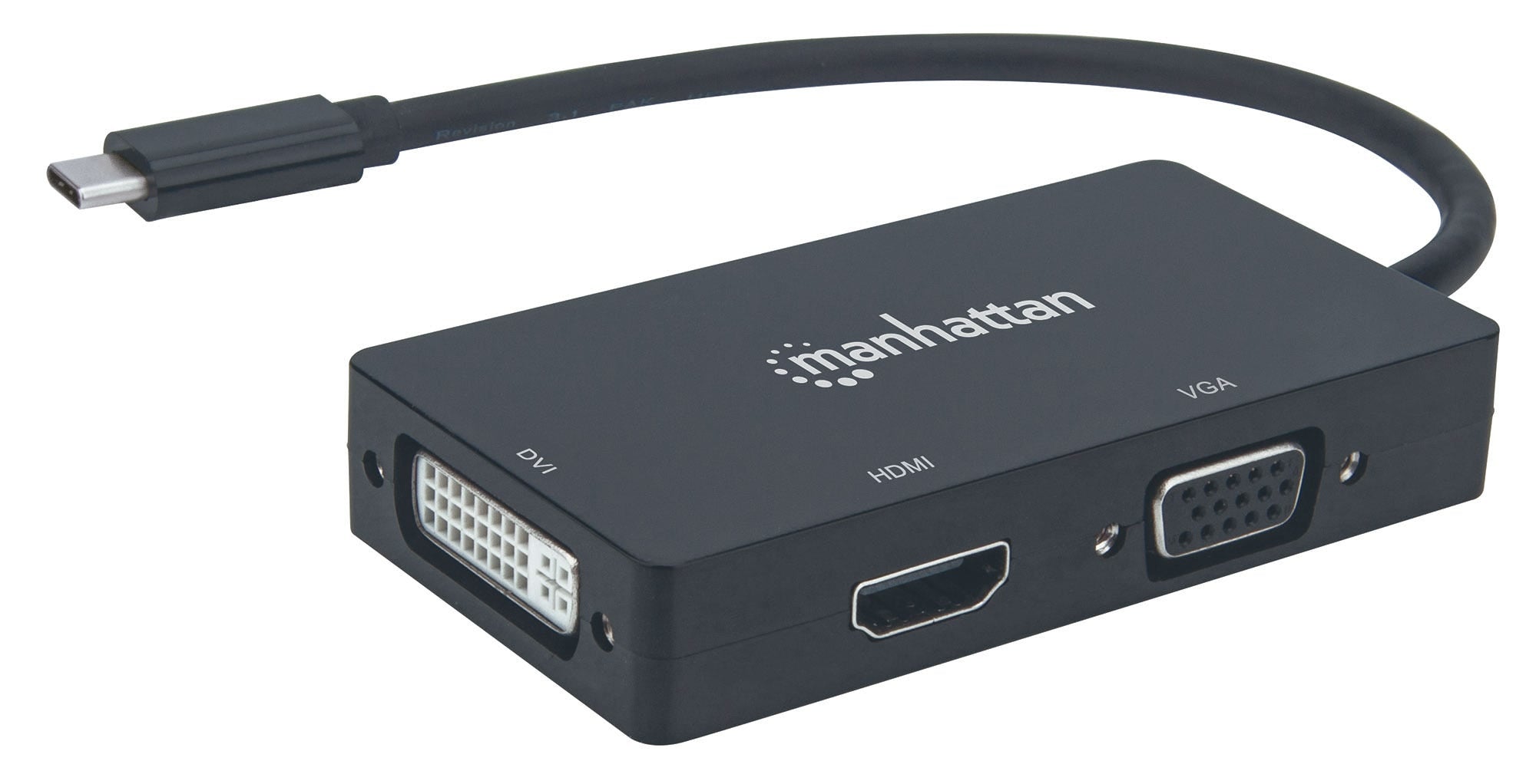 Convertidor Usb C Manhattan A Hdmi 4K/Svga/Dvi 152983