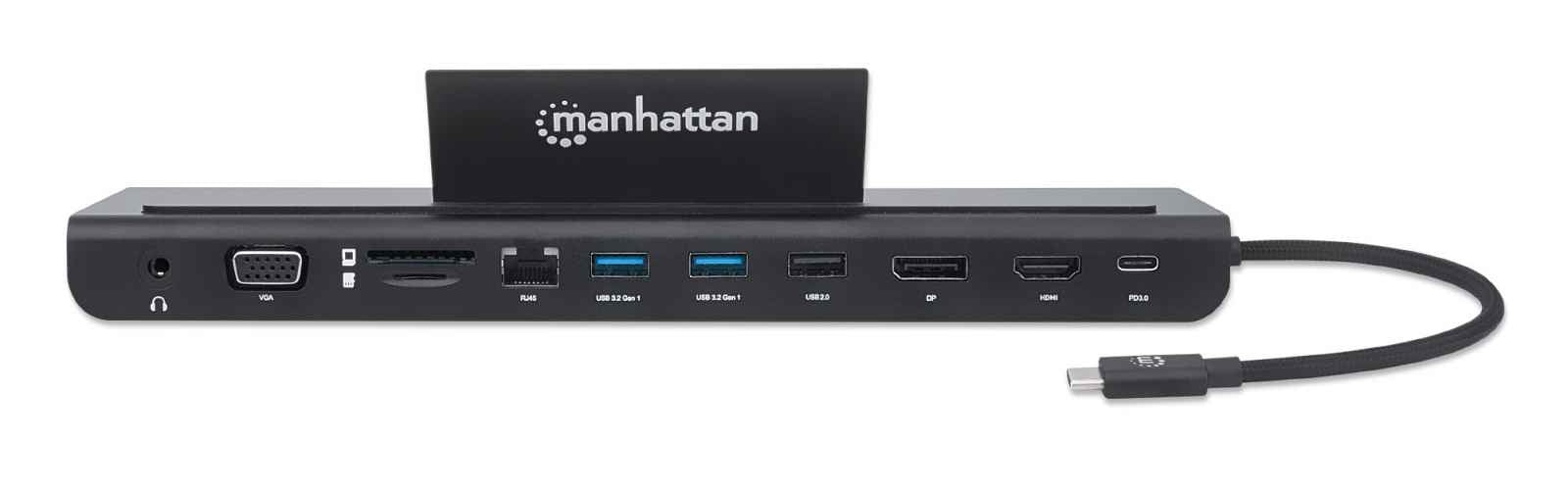 Docking Station Manhattan 153478 Aluminio