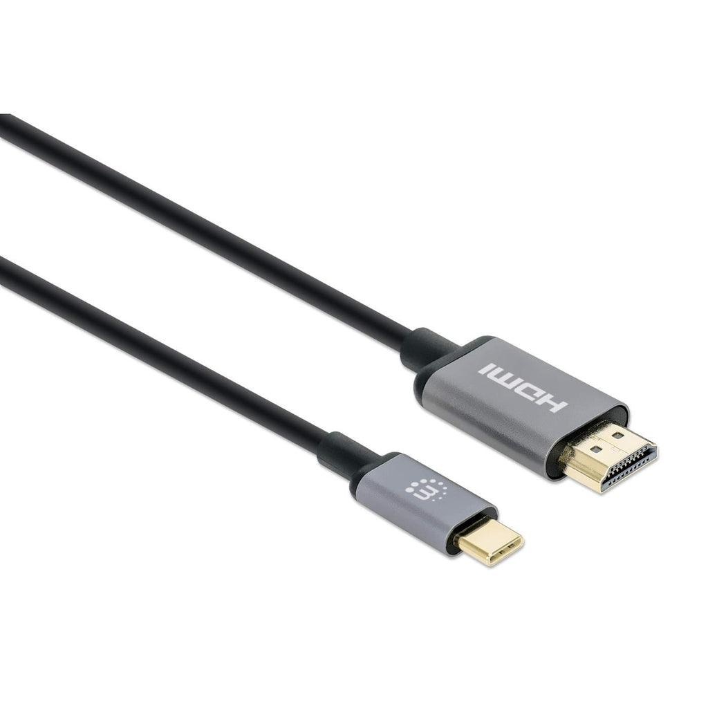 Cable Usb-C A Hdmi M 1 Metro 4K@60Hz Negro Manhattan 153591