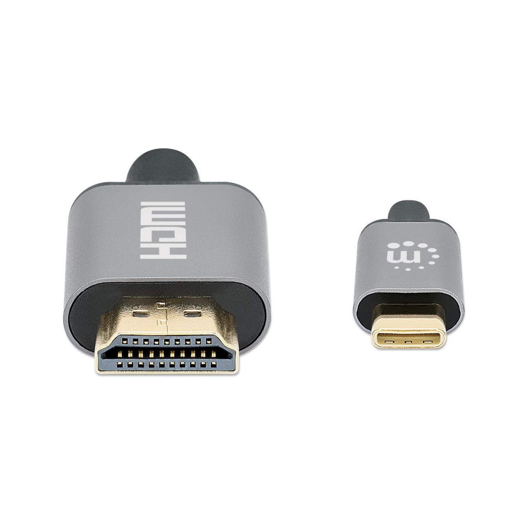 Cable Usb-C A Hdmi M 1 Metro 4K@60Hz Negro Manhattan 153591